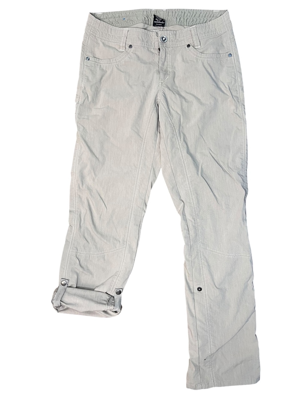 Kuhl Splash Roll Up Pants Size 6 Regular Stone Beige Hiking Utility Outdoor